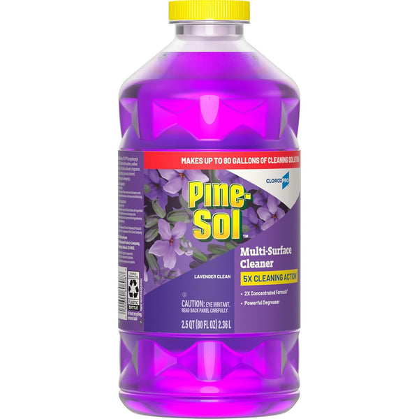 Pine-Sol Multi-Surface Cleaner, Cloroxpro, 2X Concentrated Formula, Lavender Clean, 80 Fl Oz