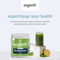Organifi Green Juice - Powder Supplement with Organic Spirulina, Ashwagandha, and Chlorella - Helps Achieve Fitness Goals and Reduce Cortisol