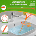 Forlivese Drain Snake, Drain Clog Remover,Hair Snake Tool Drain Opener,Sink Snake for Sewer Kitchen Sink Bathroom Tub Toilet Clogged Drains Relief