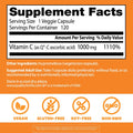 Doctor'S Best Vitamin C with Q-C - Vitamin C 1000Mg Non-Gmo, Vegan, Gluten Free, Soy Free, Sourced from Scotland Veggie Caps, 120 Count