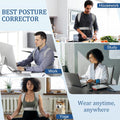Posture Corrector for Women and Men, Adjustable Back Straightener, Upper Back Support Brace, Hunchback Posture Corrector - Relieves Neck,