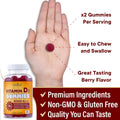 NEW AGE Vitamin D3 5000 IU 125mcg Gummies - Immune Supplement - Non-GMO, Gluten-Free, Dairy-Free, No Gelatin (120 Gummies (Pack of 2))