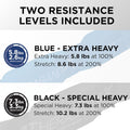 THERABAND CLX Resistance Band with Loops, 2 Pack Fitness Band for Home Exercise and Workouts, Portable Workout, Functionality for Athletes, 5â
