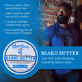 Maestro'S Classic BEARD BUTTER | Anti-Itch, Extra Soothing, Hydrating Beard Creme for All Beard Types & Lengths- Mark of a Man Blend, 2 Ounce