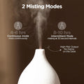 Innogear Oil Diffuser, 150ML Ceramic Diffuser for Essential Oils Handcrafted Aromatherapy Diffuser Ultrasonic Cool Mist Humidifier with 2 Mist