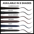 L'Oreal Paris Makeup Infallible Never Fail Original Mechanical Pencil Eyeliner with Built in Sharpener, Black Brown, 0.008 Oz., 2 Count