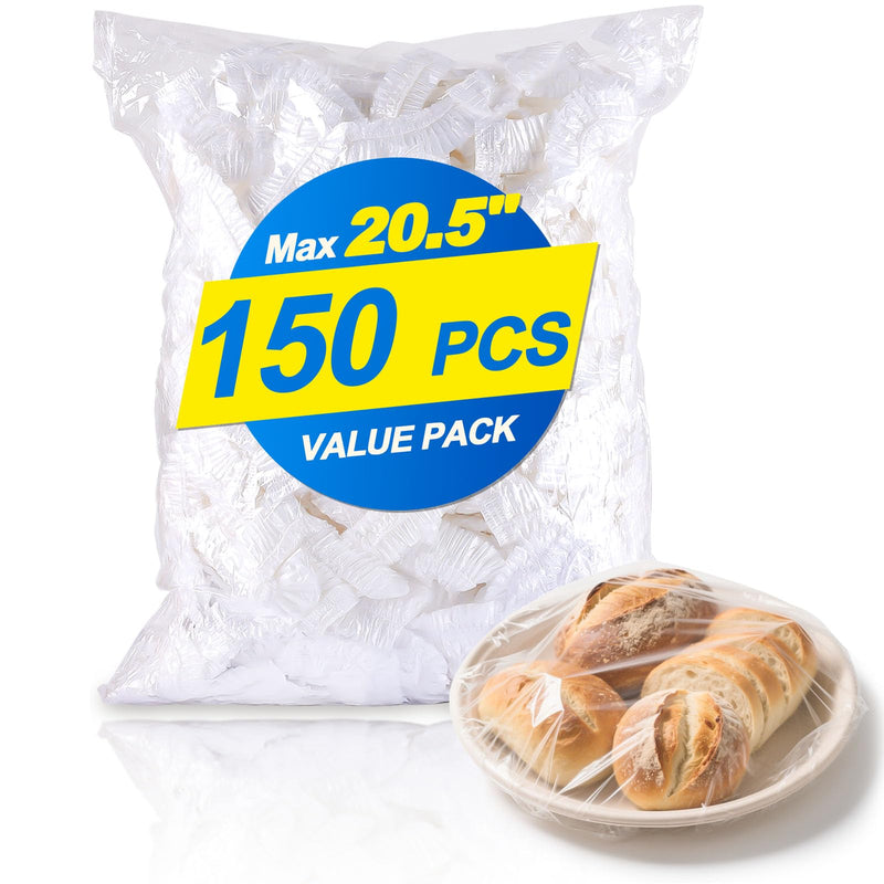 150PCS Plastic Bowl Covers for Banneton Bread Proofing Basket Fit up to 12" Bowls, for Sourdough Bread Baking Supplies, Bread