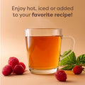 Waka Instant Green Tea Mix, Raspberry Flavored - 100% Tea Leaves, No Additives, Unsweetened Tea Powder in Bulk Pouch â Easy Quick Hot and Iced