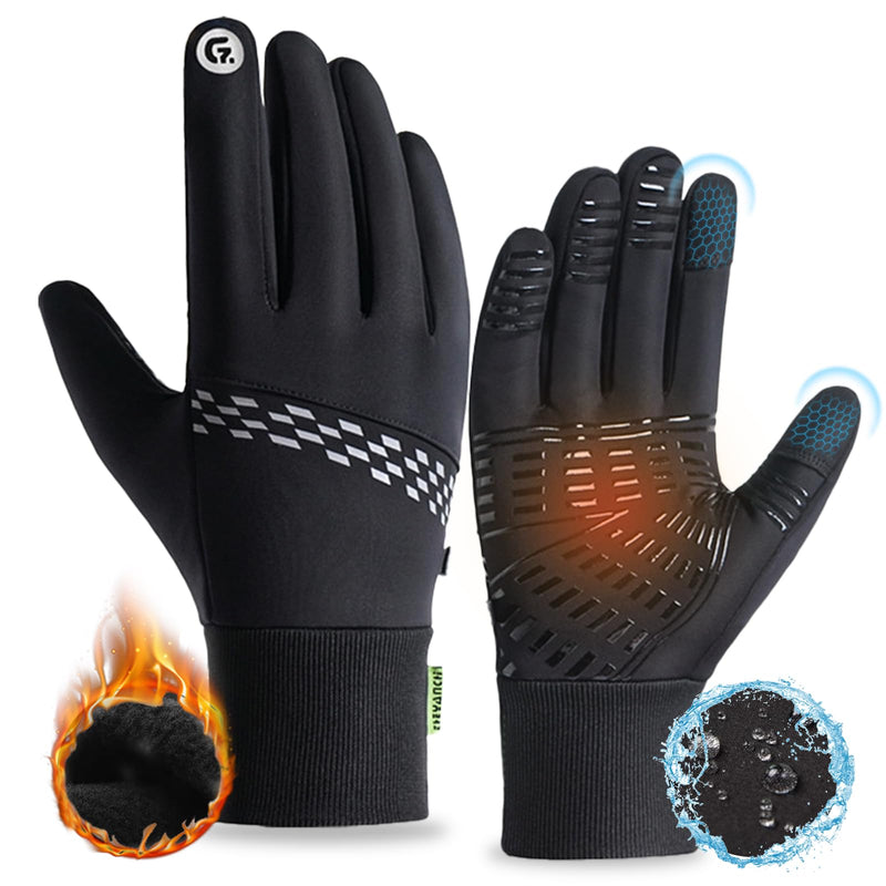 Wanheart Lightweight Winter Gloves for Men & Women, Touchscreen Thermal Gloves, Water-Resistant Windproof Anti-Slip Warm for Cycling, Running,