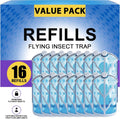 BAIMNOCM 16 Pack Refills Cartridge Compatible with Zevo Flying Insect Trap M364 M364A and Max, White