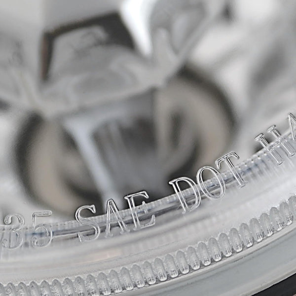 OCTANE LIGHTING 7" H6024 / 6014 Halogen Amber Led Halo Ring H4 Light Bulb Angel Eye Headlight