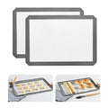 Kitchenraku Silicone Baking Mat, 16.5"X11.6" Non Stick Reusable Silicone Cooking Mat, BPA Free Baking Sheet for Cookies, Macarons Bread & Pastry,