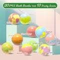 Bath Bombs for Kids with Toys Inside, 20 Pack Kids Bath Bombs with Glow in the Dark Surprise Toys Inside, Natural Organic Bubble Bath Fizzy Bath