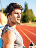Bluetooth Headphones,Wireless Earbuds IPX7 Waterproof Sports Earphones with Mic HD Stereo Sweatproof In-Ear Earbuds Gym Running Workout 8 Hour