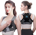 Posture Corrector for Women, Adjustable Upper Back Strap for Shoulder, Neck and Upper Back Pain Corrects Posture Corrects Hunching Silvery S-M