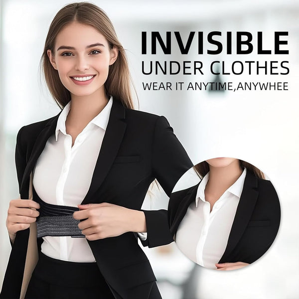 Posture Corrector for Women, Adjustable Upper Back Strap for Shoulder, Neck and Upper Back Pain Corrects Posture Corrects Hunching Silvery S-M