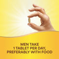 Nature's Way Alive! Men’s 50+ Daily Ultra Multivitamin, High Potency Formula, Supports Healthy Brain, Eyes & Heart*, with Methylated B12,