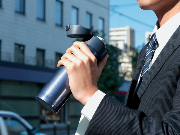 Zojirushi Stainless Steel Mug, 16Oz, Smoky Blue