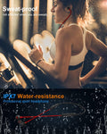 NANAMI Bluetooth Headphones Wireless Earbuds - Sports Magnetic Neckband Wireless Headsets, Hifi Stereo Deep Bass Updated Bluetooth 5.3 Earphones