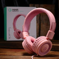 Noot Products Kids Headphones K11 Foldable Stereo Tangle-Free 5Ft Long Cord 3.5Mm Jack Plug in Wired On-Ear Headset for