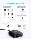 Anker Desktop Charger, Fast Charging USB C Charger, 112W Max 6-Port Charging Station, for Iphone, Ipad, Macbook, Samsung and More (Cable Not Included)