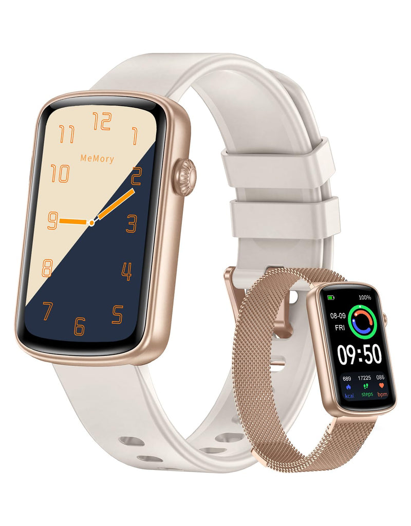 RUIMEN Fitness Tracker, Fitness Watches for Women Men with Heart Rate Monitor Blood Oxygen Sleep Tracker Pedometer, 1.47" Smart Watch Step Calorie