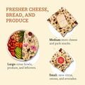 Bee's Wrap Vegan Beeswax Wraps for Bread - Beeswax Bread Wrap for Sourdough & Bread Storage - Made in USA Reusable Natural Food Wrap - Meadow