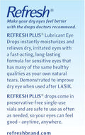 Refresh Plus Lubricant Eye Drops, Preservative Free, Single Use Containers, 30 Count 30 Count (Pack of 1)