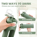 Chunmo 20 Oz Glass Water Bottle with Straw Reusable Water Bottle with Non-Slip Silicone Sleeve Wide Mouth Leak-Proof for Coffee, Tea and