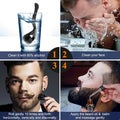MALE GOD Beard Growth Kit, Beard Kit W/Beard Growth Oil, Balm, Comb, Massager for Spot/Patchy Beard, Gifts for Men Him Boyfriend Husband