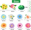 Spring Flower Birthday Party Decorations,30 Set Summer Party Hanging Swirl Ceiling Decorations for Classroom Office Mother Day Decor