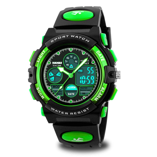 Cofuo Kids Digital Sport Watch, Boys Girls Waterproof Sports Outdoor Watches Children Casual Electronic Analog Quartz Wrist Watches with Alarm