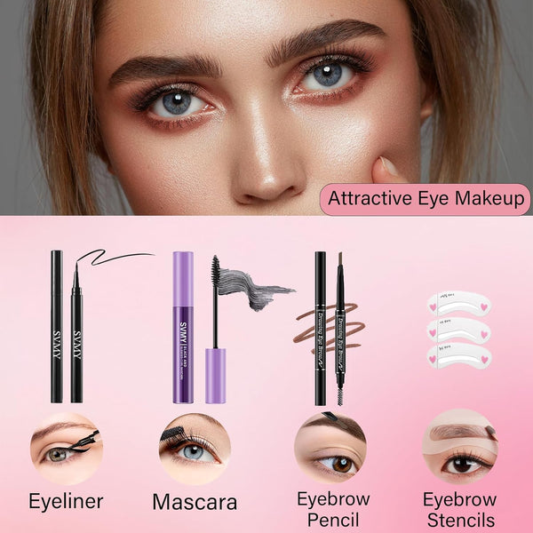 Makeup Set for Women, Makeup Full Kit for Beginners & Professionals, Travel Makeup Set for Teens & Adults, Makeup Gift Set for Girls, Eyeshadow