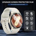 Suoman 4-Pack Screen Protector for Samsung Galaxy Watch 7/6/5/4 40Mm, Tempered Glass Protectors Perfectly Fit for Galaxy 40 Mm Smartwatches