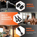 Resistance Bands, Exercise Bands with Handles, Fitness Bands, Workout Bands with Door Anchor and Ankle Straps, for Heavy Resistance Training,