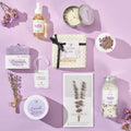 Gifts for Women Spa Lavender Bath Gift Baskets Mothers Day Gifts Relaxing Self Care Gift for Mom Her Sister Wife Auntie Home Bath Kit Care Package