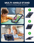 Cantis Case for Ipad 11-Inch (A16) 2025/ Ipad 10Th Generation 2022 (10.9 Inch) with Screen Protector, Ipad 11Th Case with 360 Degree Rotating