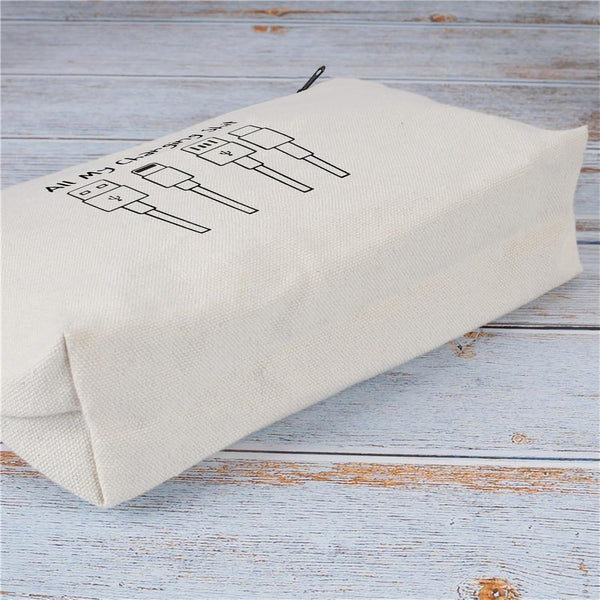 All My Charging shit bag,Fun and versatile bag with charger graphics, teenage boy gift, birthday gifts, travel accessories (Style E)