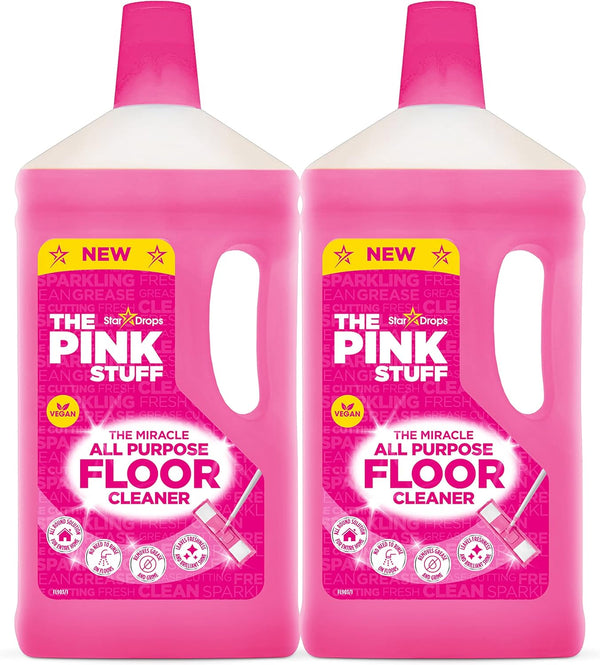 Stardrops - the Pink Stuff - the Miracle All Purpose Floor Cleaner - Pack of 2, 67.6 Fl Oz (82375)