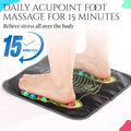 Trelaco Foot Massage Mat Reflexology Walk Stone Road Foot Massage Acupoint Mat for Acupressure Relaxes for Long Sitting Elderly Students and