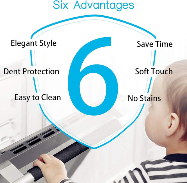 Refrigerator Door Handle Covers, Set of 5, Keep Your Kitchen Appliance Clean from Smudges, Drips, Food Stains, Oil, Hand