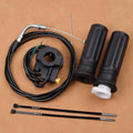 7/8" Twist Throttle Accelerator Handle Grips, 75" Throttle Cable with on off Switch for Mini Bike 49Cc 50Cc 80Cc 90Cc 110Cc 125Cc 212Cc Pit Bike