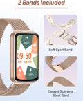 RUIMEN Fitness Tracker, Fitness Watches for Women Men with Heart Rate Monitor Blood Oxygen Sleep Tracker Pedometer, 1.47" Smart Watch Step Calorie