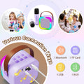 Shinepick Portable Karaoke Machine,Mini Wireless Karaoke Machine,With 2 Microphone,Bluetooth Karaoke Speaker,With Funny Voice,4-12 Years Old