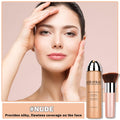 Flawless Airbrush Foundation High Coverage Foundation Smooth Creamy Matte Spray Foundation Makeup Kit for Mature Skin with Natural Nude Finish