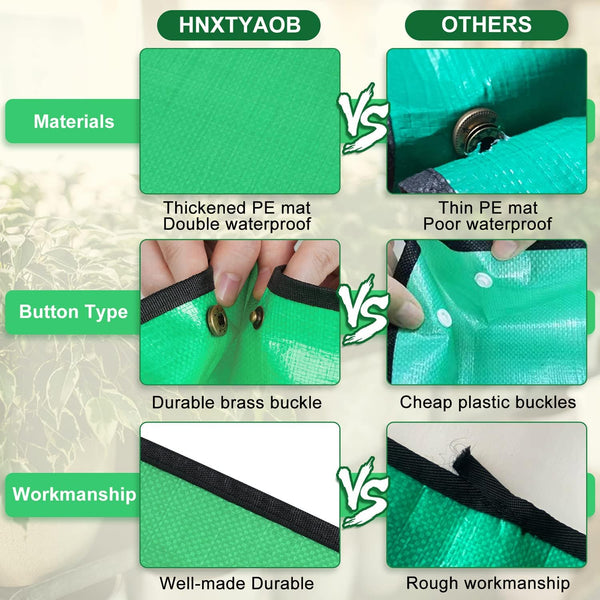 Repotting Mat for Indoor Plant Transplanting and Mess Control 27"X 27" Thickened Waterproof Potting Tray Foldable Succulent Potting Mat Portable