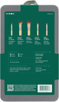 Ecotools Daily Defined Eye Brush Kit, Makeup Brushes for Liquid, Powder, & Cream Eyeshadow & Eyeliner Application, Eco-Friendly Eye Brushes,