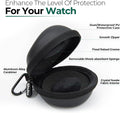 Ohuhu Watch Travel Case for Men Portable Single Watch Box and Storage Organizer for Wristwatches and Smart Watches Heightened Version up to 56Mm