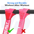 Fitbeast Resistance Bands Set, 6 Different Levels, Pull up Assist Bands for Strength Training, Crossfit, Powerlifting, Muscle Toning, Yoga,