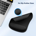 Mouse Pad with Wrist Support, TECKNET Ergonomic Gaming Mouse Pad Pain Relief, Portable Comfortable Mousepad for Computer, Laptop, Office, Home and